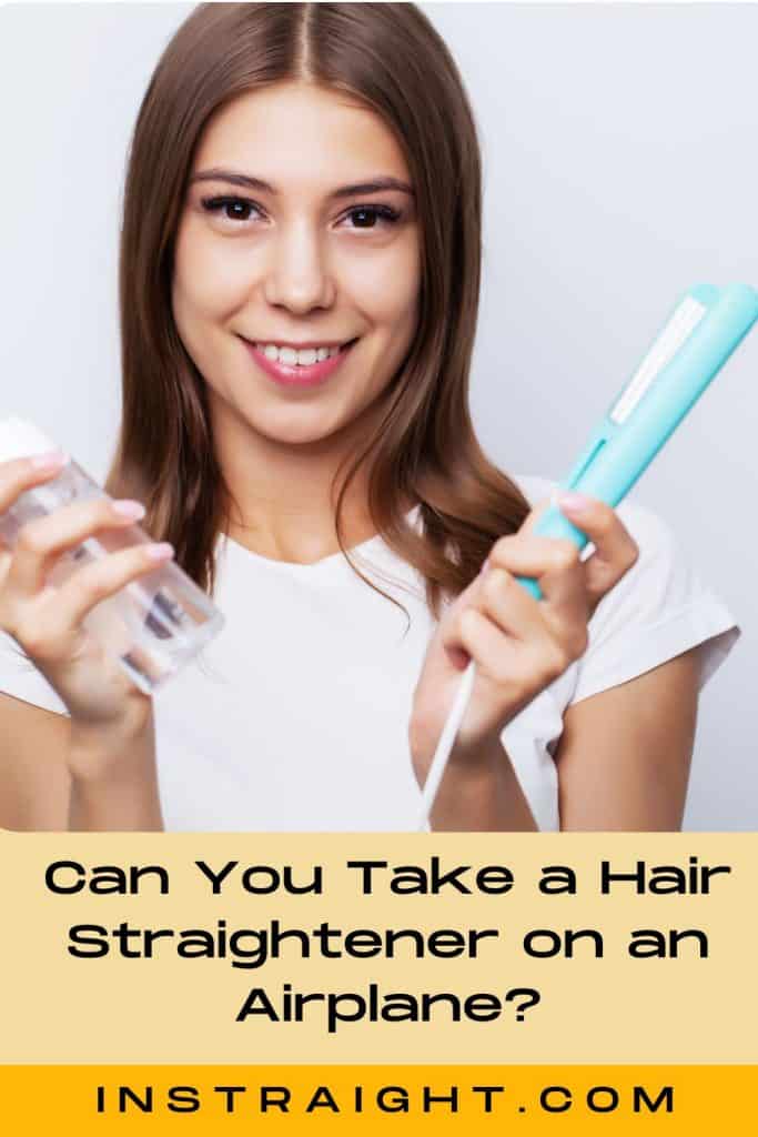 can you take a hair straightener on an airplane